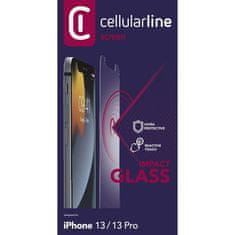 CellularLine zaščitno steklo GLASS, iPhone 13 / 13 Pro