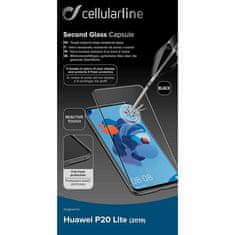 CellularLine zaščitno steklo CAPSULE, Huawei P40 Lite / P20 Lite (2019)