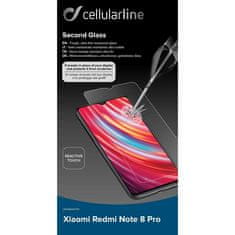 CellularLine zaščitno steklo GLASS, Xiaomi Redmi Note 8 Pro