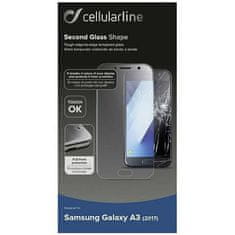 CellularLine zaščitno steklo SHAPE, Galaxy A3 2017