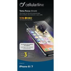 CellularLine zaščitno steklo TETRA, iPhone 7/8