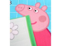 Peppa Pig Peppa Pig Otroška brisača, pončo s kapuco za deklice 55x110 cm OEKO-TEX 