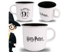 sarcia.eu Harry Potter Keramična skodelica, bela s črno notranjostjo 410 ml 