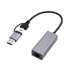 CABLEXPERT pretvornik USB 3.1 TipA/TipC Mrežni UTP 2.5G A-USB3AC-LAN2G-01