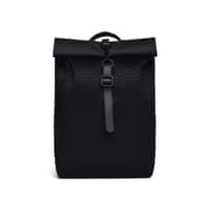 Noah Plecak Rains Rolltop Rusksack Mesh Mini Black W3 13350 01