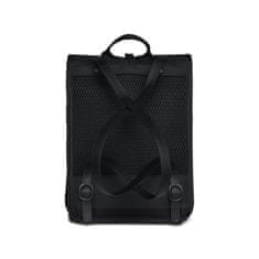 Noah Plecak Rains Rolltop Rusksack Mesh Mini Black W3 13350 01