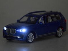 Toys Avto Suv BMW X7 1:32 kovinski model avtomobila zveni luči ZA3756