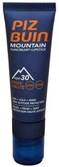 PizBuin Sončna krema SPF 30 in zaščitni balzam za ustnice SPF 30 2 v 1 (Mountain Combi "2 in 1" Sun Cream a