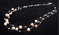 JwL Luxury Pearls Ogrlica iz levitacijskih pravih biserov JL0324