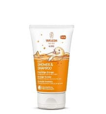 Weleda Tuš krema in šampon 2 v 1 Happy Orange 150 ml