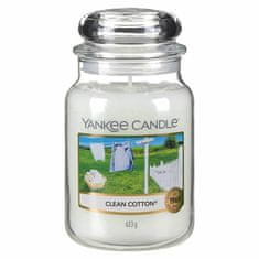 Yankee Candle Aromatična sveča Clean bombaž 623 g