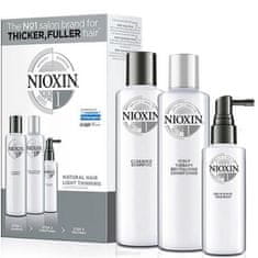 Nioxin Set za nego las za fine, rahlo redčene naravne lase System 1