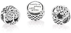 Pandora Srebrna perla Family roots 797590