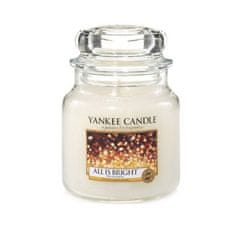 Yankee Candle Aromatična sveča Classic srednja All Is Bright 411 g