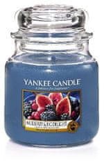 Yankee Candle Dišeča sveča Classic srednja Mulberry & Fig Delight 411 g