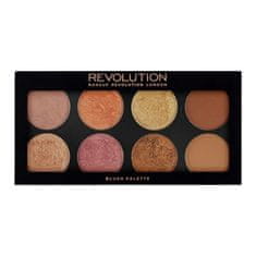 Makeup Revolution Paleta blush Gold en sladkor II (Palette Gold en Sugar 2 Rose Gold ) 13g