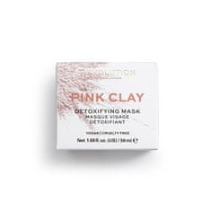 Revolution Skincare Detox ikační maska Pink glina ( Detox ifying Pink Clay Mask) 50 ml