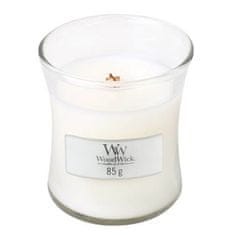 Woodwick Dišeča vaza za sveče Beli teak 85 g