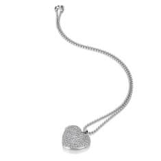 Hot Diamonds Srebrna ogrlica s srčkom Diamond Memories Heart Locket DP770