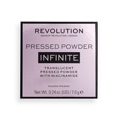 Makeup Revolution Prozoren stisnjen prah Infinite univerzalni odtenek (Translucent Pressed Powder) 7 g