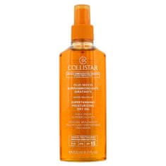 Collistar Sončno olje SPF 15 (Supertanning Moisturizing Dry Oil) 200 ml