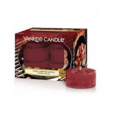 Yankee Candle Aromatične čajne sveče Crisp Campfire Jabolka 12 x 9,8 g