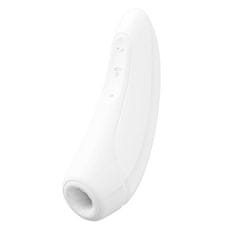 Satisfyer Ukrivljen 1+ beli vibrator stimulatorja klitorisa