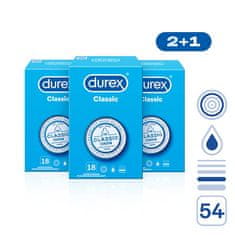 Durex Classic Kondomy 2 + 1