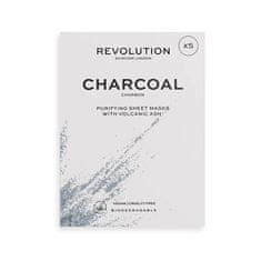 Revolution Skincare (Purifying Charcoal Sheet Mask) črnim premogom (Purifying Charcoal Sheet Mask)