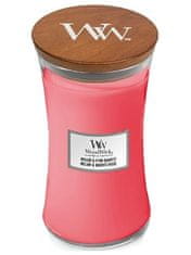 Woodwick Dišeča vaza za sveče Melon & Pink Quartz 609,5 g