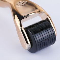 (Single Microneedle Roller Gold en Handle)