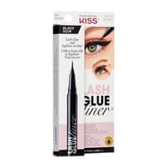 KISS Lepilo za trepalnice z eyelinerjem Lash Glue Liner Black 0,7 ml