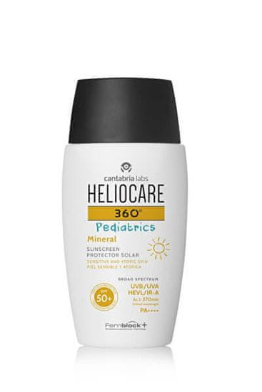 Heliocare® Otroška krema za sončenje za občutljivo in atopično kožo SPF 50+ 360° ( Mineral Sun Cream) za sončen