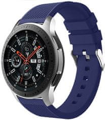 4wrist Silicone strap for Samsung Galaxy Watch - Midnight Blue 22 mm