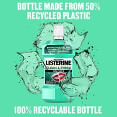 Listerine Ustna vodica Clean & Fresh Mild Taste 500 ml