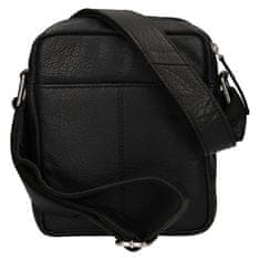 Lagen Moška usnjena crossbody torba BLC/20/1611 20/1611 BLK