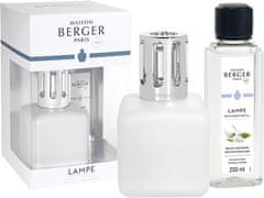 Maison Berger Paris Darilni set katalitična svetilka Glacon bela + polnilo Fini beli mošus 250 ml