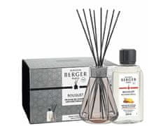 Maison Berger Paris Darilni set aroma difuzor Pyramide vintage roza + polnilo Pomaranča in cimet 200 ml