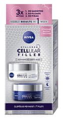 Nivea Hyaluron Cellular Filler krepilni komplet za nego zrele kože