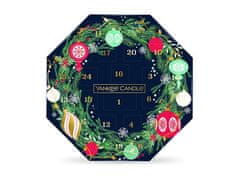 Yankee Candle Adventni koledar čajnih svečk s svečnikom 24 x 9,8 g