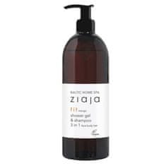 Ziaja Baltic Home Spa Fit 3-v-1 gel za tuširanje in šampon (Shower Gel & Shampoo) 500 ml