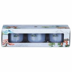 Yankee Candle Komplet votivnih sveč v kozarcu Majestic Mount Fuji 3 x 37 g