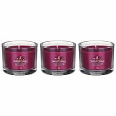 Yankee Candle Komplet votivnih sveč v kozarcu Sweet Plum Sake 3 x 37 g