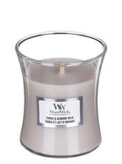 Woodwick Vaza za dišeče sveče mala Tonka & Mandljevo mleko 85 g