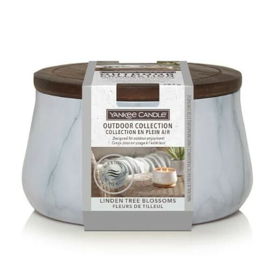 Yankee Candle Zunanja dišeča sveča Outdoor Linden Tree Blossoms 283 g