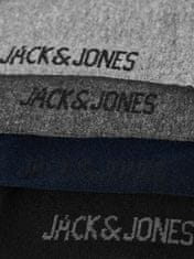 Jack&Jones 10 PACK - moške nogavice JACJENS 12125756 Dark Grey Melange