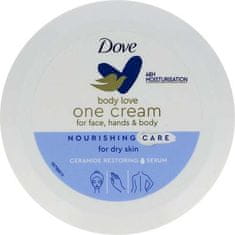 Dove Hranilna krema za obraz in telo za suho kožo Body Love ( Nourish ing Care ) 250 ml