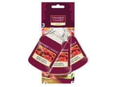 Yankee Candle Papirnata etiketa za avto Black Cherry 3 kos