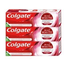 Colgate Belilna zobna pasta Max White Expert Original 3 x 75 ml