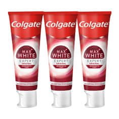 Colgate Belilna zobna pasta Max White Expert Original 3 x 75 ml